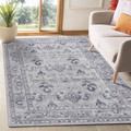 MARFI Collection 7.9X10. Grey / Blue / Oriental Area Rug Modern, Contemporary, Non-Shedding & Easy to Clean, Ideal for Living Room, Bedroom, Dining Space, 120*93 inch