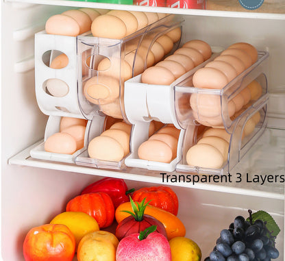 Refrigerator Door Four-layer Slide Egg Storage Box - Eloy Royal