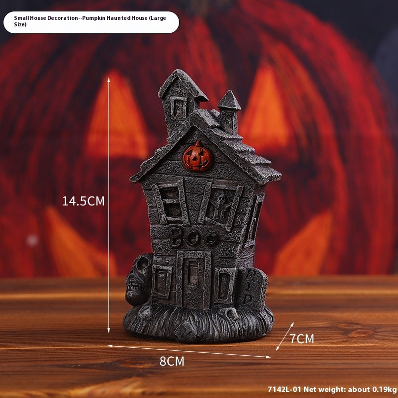 Halloween Pumpkin Haunted House Decorations Resin Prop Decoration