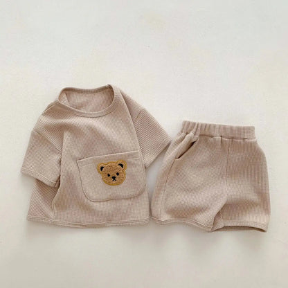 Bear Waffle Toddler Set - Eloy Royal