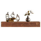 Country Wood Mantelpiece, Wall-mounted Floating Rack For Home Decor