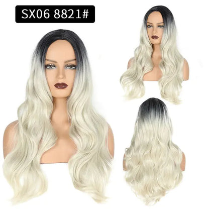 Wavy Middle Part Wigs - Eloy Royal