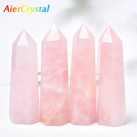 Rose Quartz Crystal Obelisk - Eloy Royal