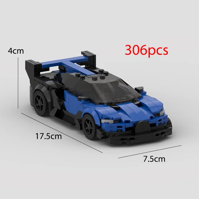 Chiron Racing Car Building Blocks - Eloy Royal