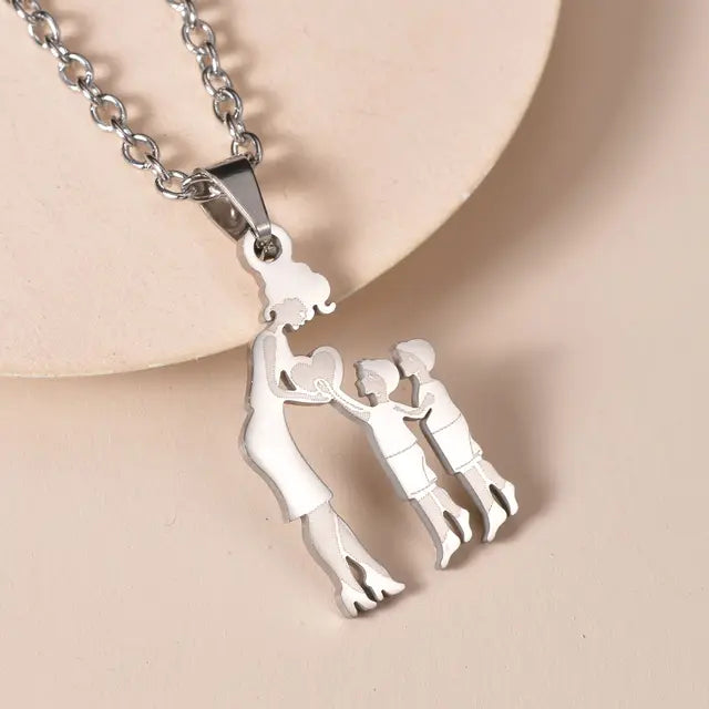 Family Silver Necklaces - Eloy Royal