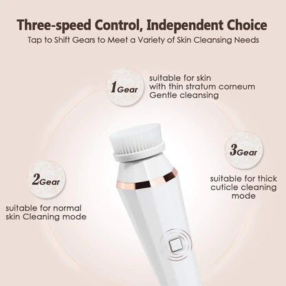 4 In 1 Facial Cleansing Brush - Eloy Royal