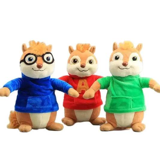 Alvin and the Chipmunks Halloween Plush Toys Kawaii Fluffy Chipmunks Stuffed Animals 9" 22 CM Children Xmas Gift - Eloy Royal