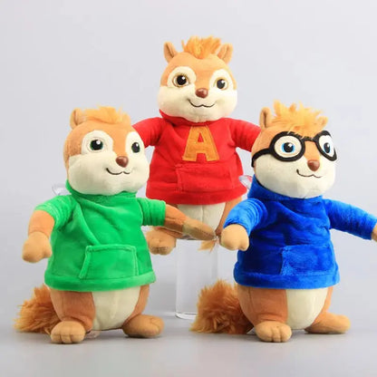 Alvin and the Chipmunks Halloween Plush Toys Kawaii Fluffy Chipmunks Stuffed Animals 9" 22 CM Children Xmas Gift - Eloy Royal