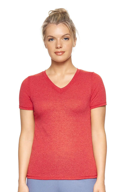 Women's Performance Heather V-Neck Tee