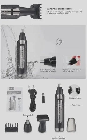 2-in-1 Nose and Hair Trimmer KM-6511 - Eloy Royal