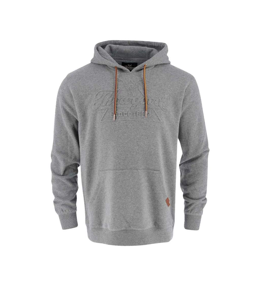Thorogood Mens Heavyweight Embossed Logo Pullover Hoodie Dry Heather Gray 4X-Large