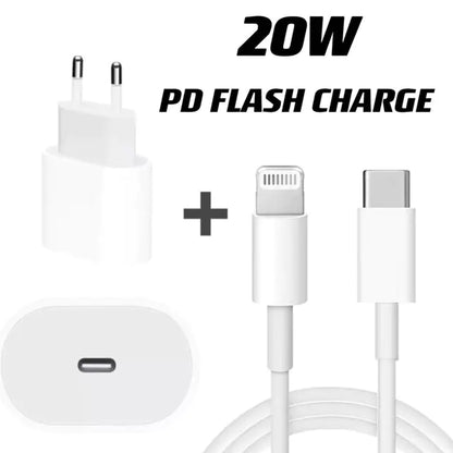 20W USB-C Power Adapter and Cord for iPhone - Eloy Royal