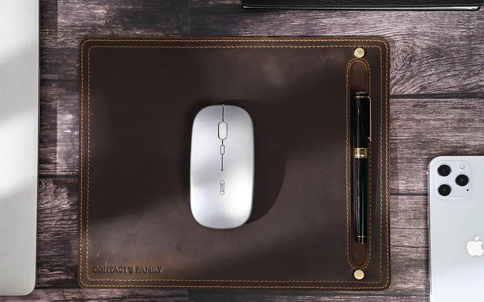 Genuine Leather Mouse Pad - Eloy Royal