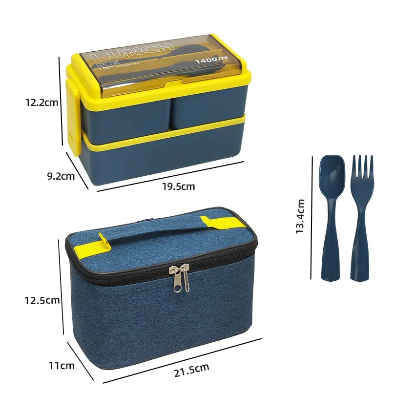 Double Layer Kids Lunch Box - Eloy Royal