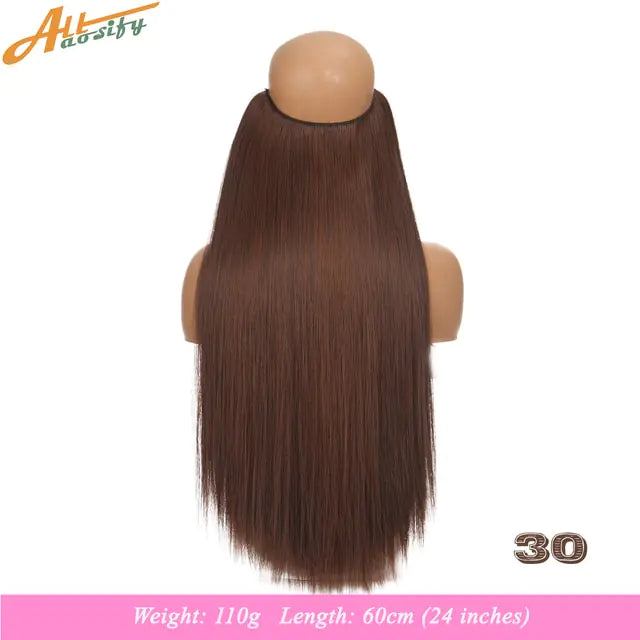 Synthetic No Clip Artificial Hair - Eloy Royal