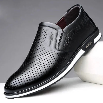 Brand Leather Shoes for Men Designer Loafers High Quality Adult Moccasins Men Driving Shoes Male Footwear Men's Formal Shoes - Eloy Royal