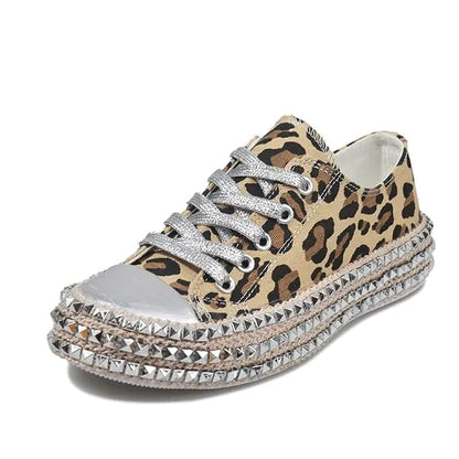 Women Leopard Canvas Shoes - Eloy Royal