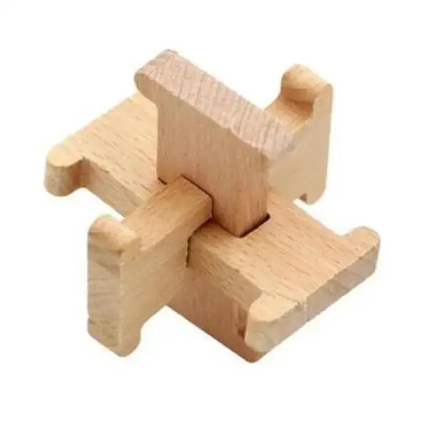 Classic Wooden Puzzle Mind Brain Teasers Burr Interlocking Puzzles Game Toys for Adults Children - Eloy Royal