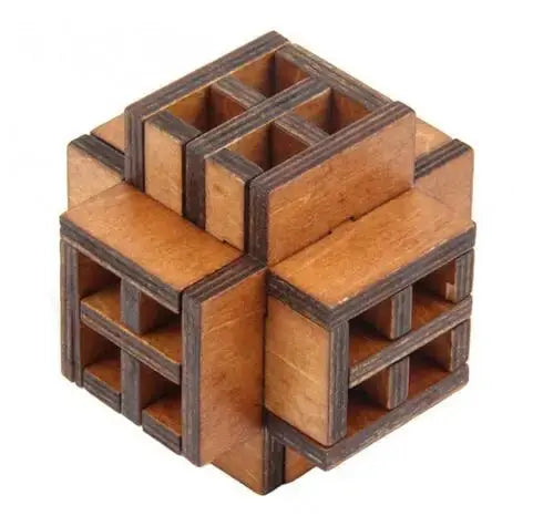 Classic Wooden Puzzle Mind Brain Teasers Burr Interlocking Puzzles Game Toys for Adults Children - Eloy Royal