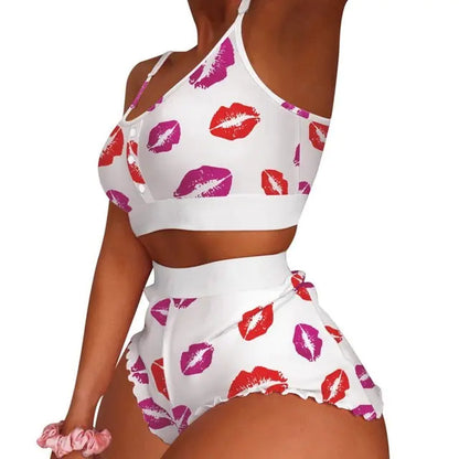 Women's Print Pajama Set: Adorable - Eloy Royal