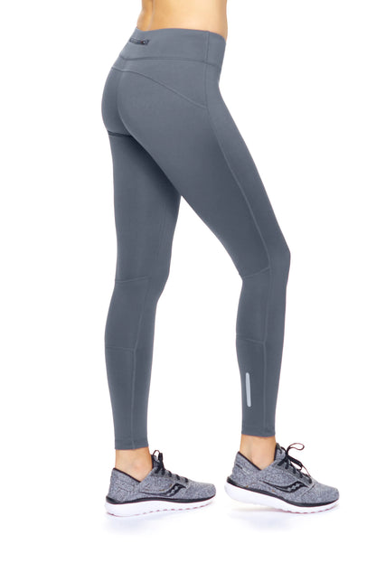 Women's Mid-Rise Zip Pocket Full Length Leggings