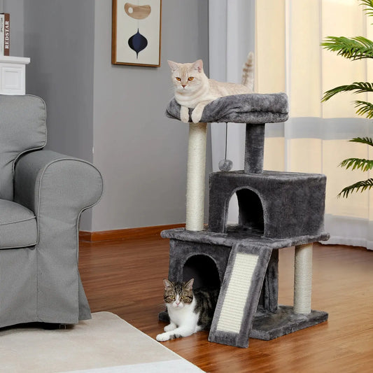 Domestic Delivery Animal Luxury Furniture  PAWZ Road Cat Tree Pet House Furniture Cat Toys  Scratching Post Wood Climbing Tree - Eloy Royal