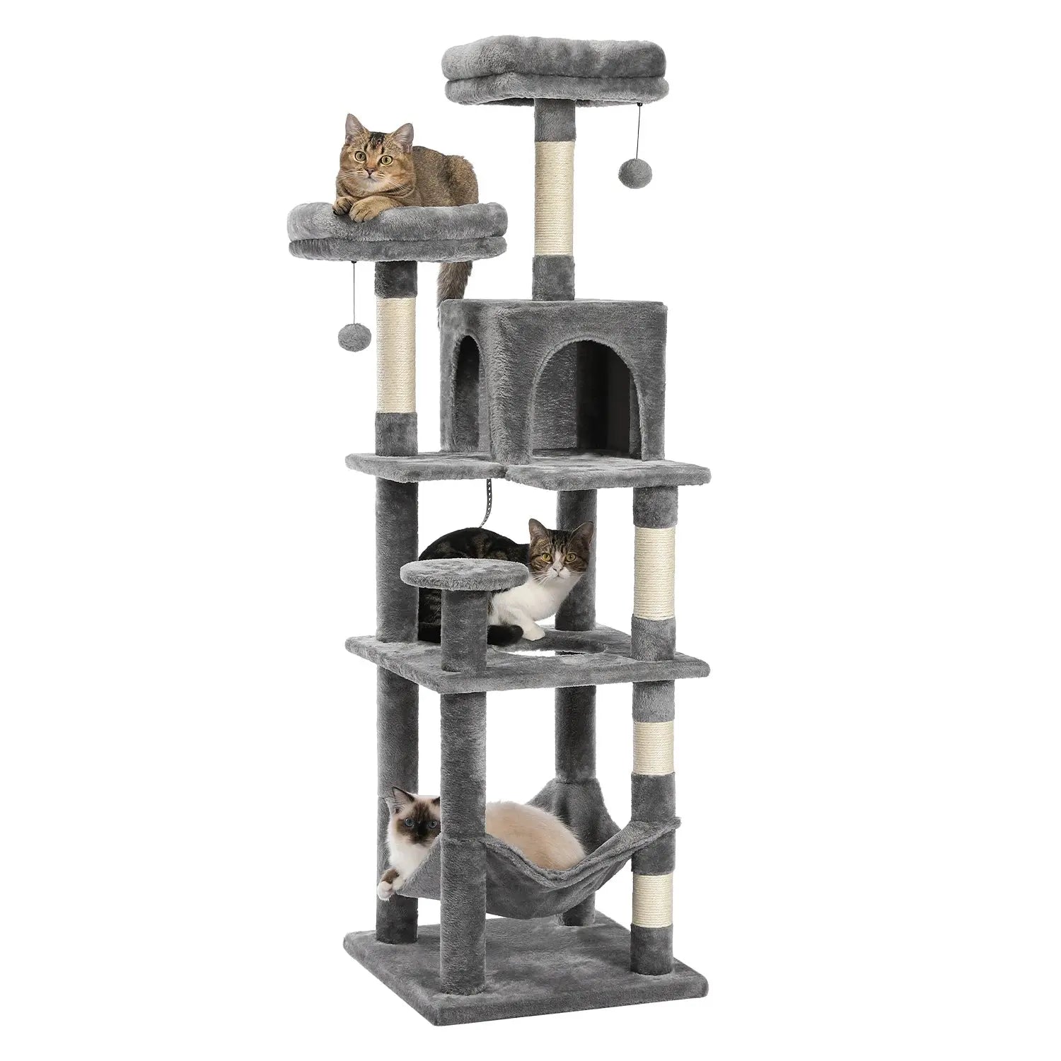 Domestic Delivery Animal Luxury Furniture  PAWZ Road Cat Tree Pet House Furniture Cat Toys  Scratching Post Wood Climbing Tree - Eloy Royal