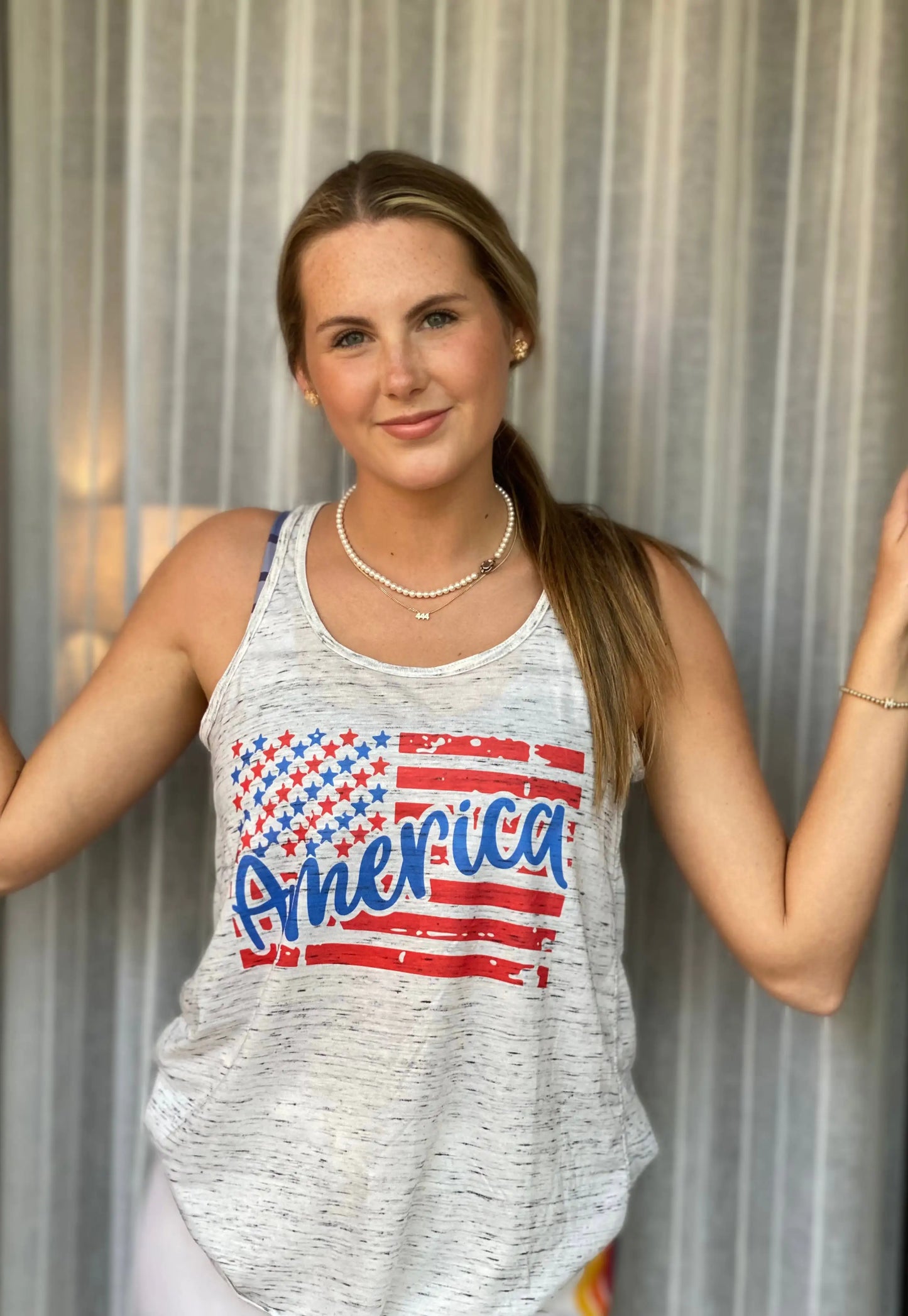 America Flowy Tank