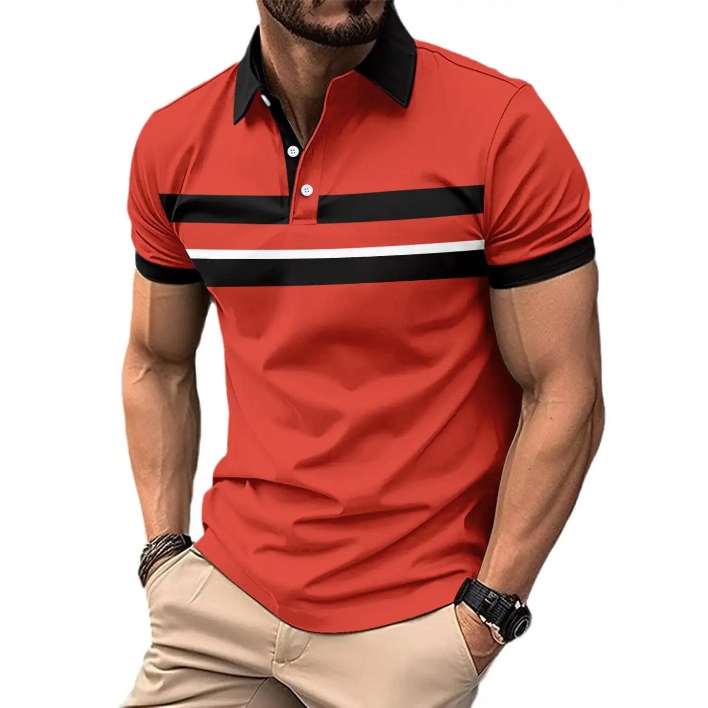 Men's Casual Collar Polo - Eloy Royal