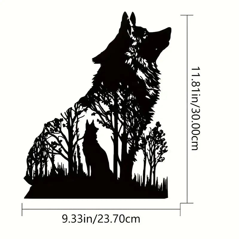 Halloween Black Wolf Wall Decoration - Eloy Royal