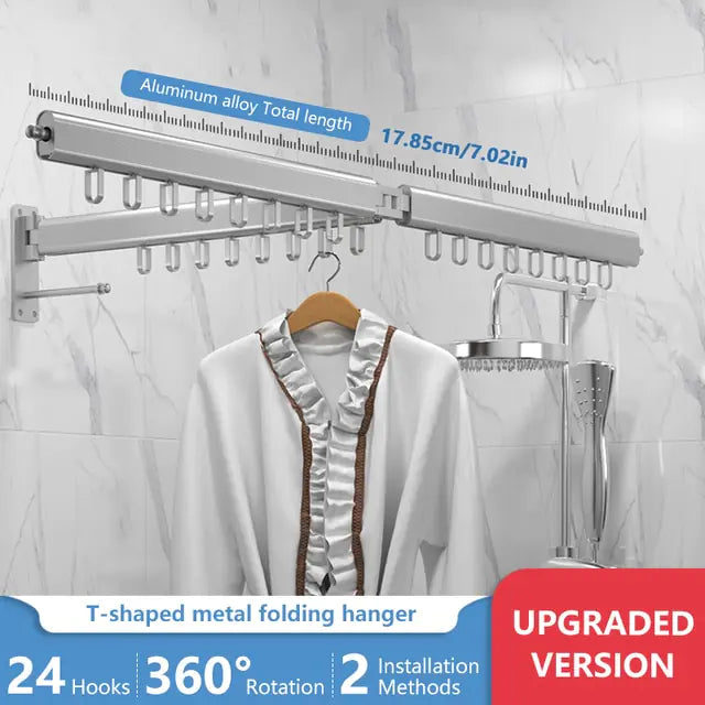 Retractable Folding Clothes Drying Rack - Eloy Royal