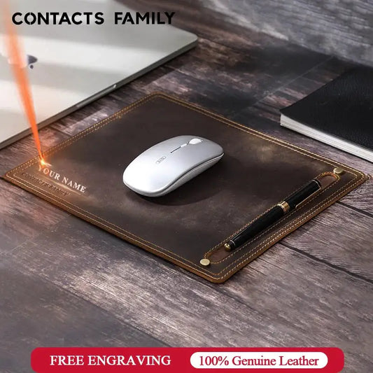 Genuine Leather Mouse Pad - Eloy Royal