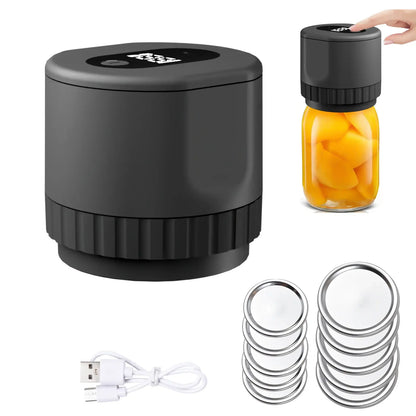 Cordless Electric Mason Jar Vacuum Sealer Kit