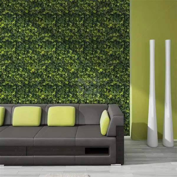 Yellow Buxus Green Wall 33 square foot UV Protected