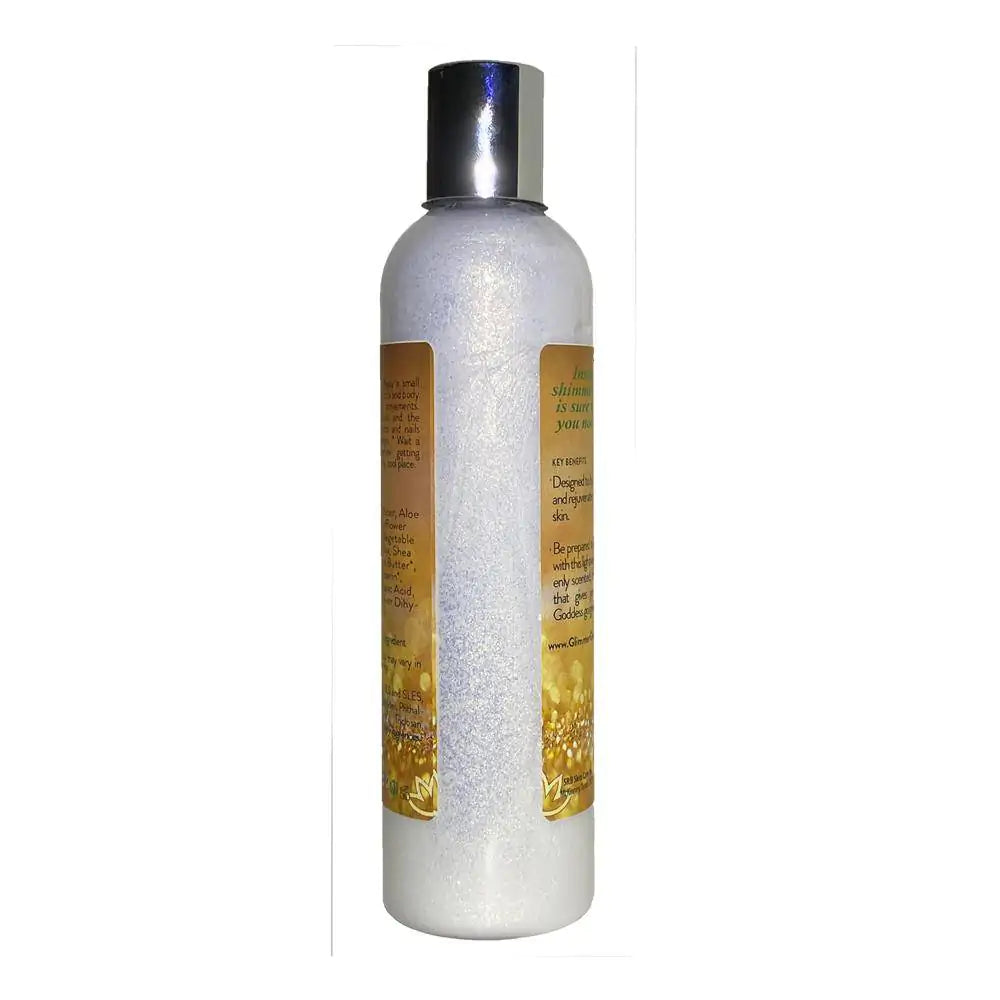 Organic Gold Shimmer Body Lotion -Sparkle For All Skin Types