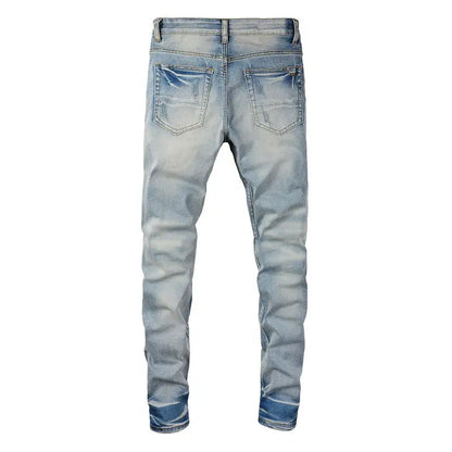 Ripped Patch Jeans - Eloy Royal