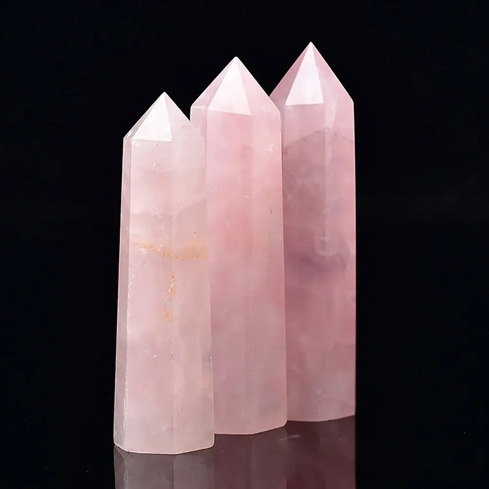 Rose Quartz Crystal Obelisk - Eloy Royal