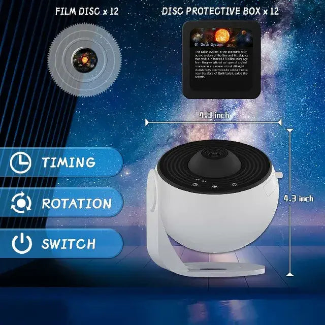 Galaxy Night Light Projector Lamp - Eloy Royal