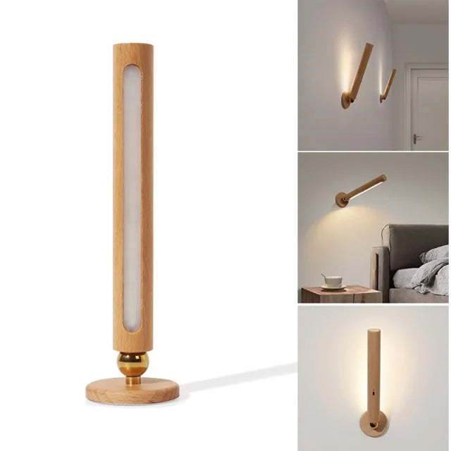 Smart Rotatable Wooden Night Light - Eloy Royal