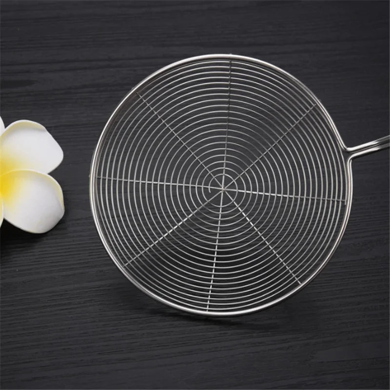 Stainless Steel Skimmer Strainer Colander Mesh Deep Fryer Oil Frying Scoop Noodles Dumpling Sieve Kitchen Tools Kitchenware - Eloy Royal