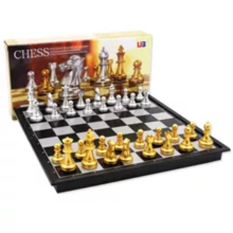 Chess Board Game Magnets Sets Portable Folding Chessboard Characters Desktop Intelligence Games Toys For Kids Birthday Gifts - Eloy Royal