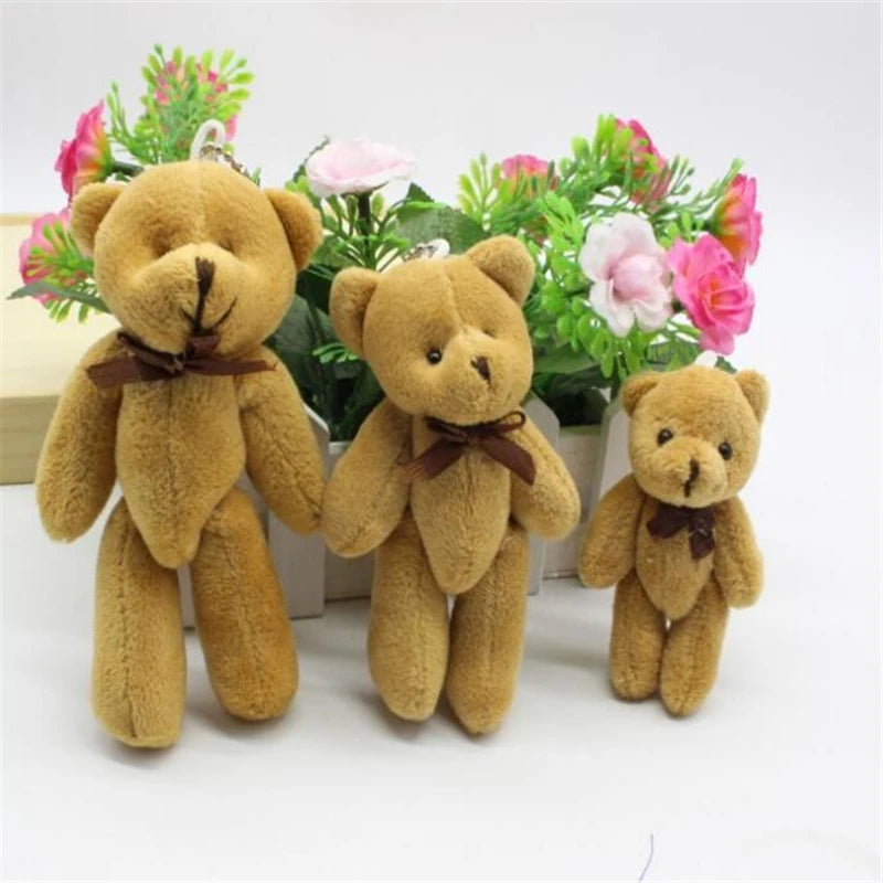 50Pcs 8cm 11cm Bow Tie Joint Teddy Bear Plush Toys Gift, DIY Creative Handmade Jewelry Accessories - Eloy Royal