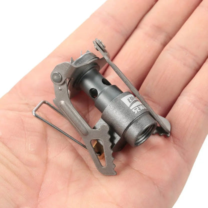 BRS Stove BRS-3000T Titanium Super Light And Flowing Outdoor Camping Gas Stove Mini Pocket 25g - Eloy Royal