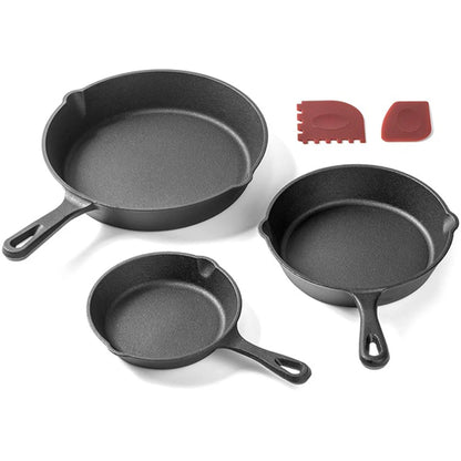 Cast Iron Skillet Non-stick Frying Pan Cooking Pot Restaurant Chef Cookware Kitchen Accessories Saucepan Egg Kitchenware - Eloy Royal