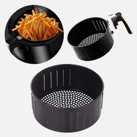 2.6L 3.5L Non-stick Air Fryer Basket Baking Drain Oil Pan Frying Accessories Kitchenware Dishwasher Safe R9CA - Eloy Royal