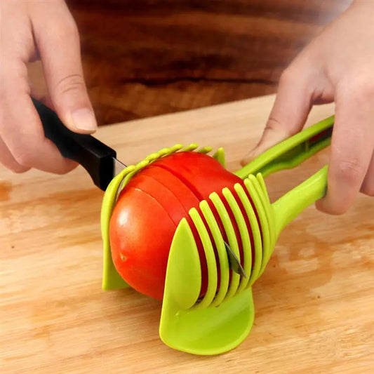 Cooking Tools Fruit Cutter Kitchen Accessories Kitchenware For Potato Apple Tomato Slicer Bread Clip Creative Gadget - Eloy Royal