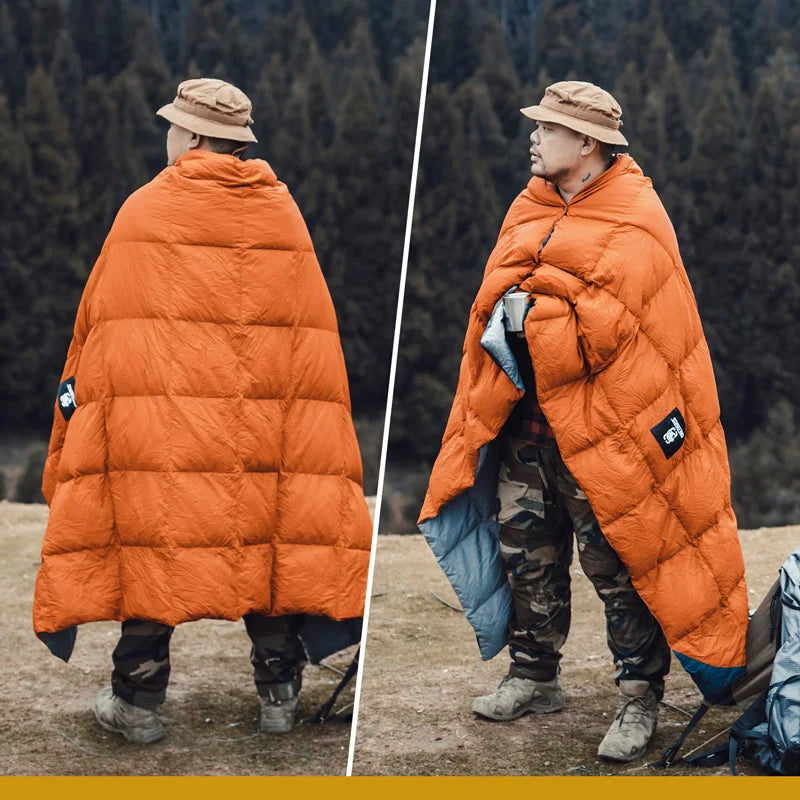 OneTigris Camping Blanket Foldable Travel Quilt For Outdoor Camping Hiking 3-season 1-person Fits 41°F-77°F(5°C-25°C) - Eloy Royal