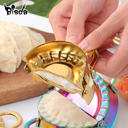 Dumpling Making Steel Stainless Dumplings Mold Pastry Portable Kitchenware Dough Cutter Kitchen Utensils Eco-Friendly Easy - Eloy Royal