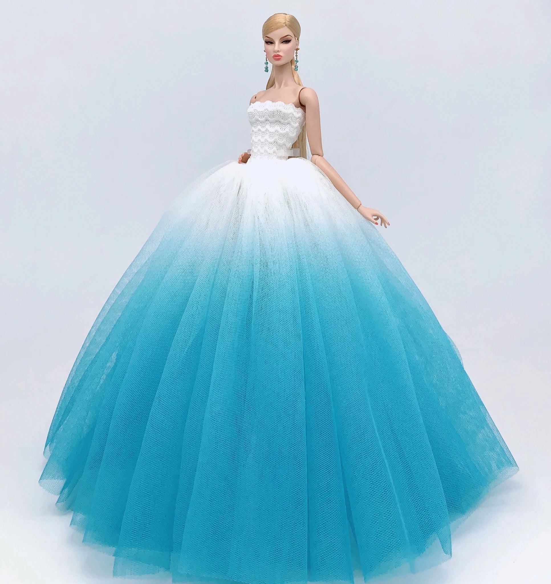 case for barbie doll clothes Princess dress trailing wedding bride marriage dress for barbie accessories toys house ornaments - Eloy Royal