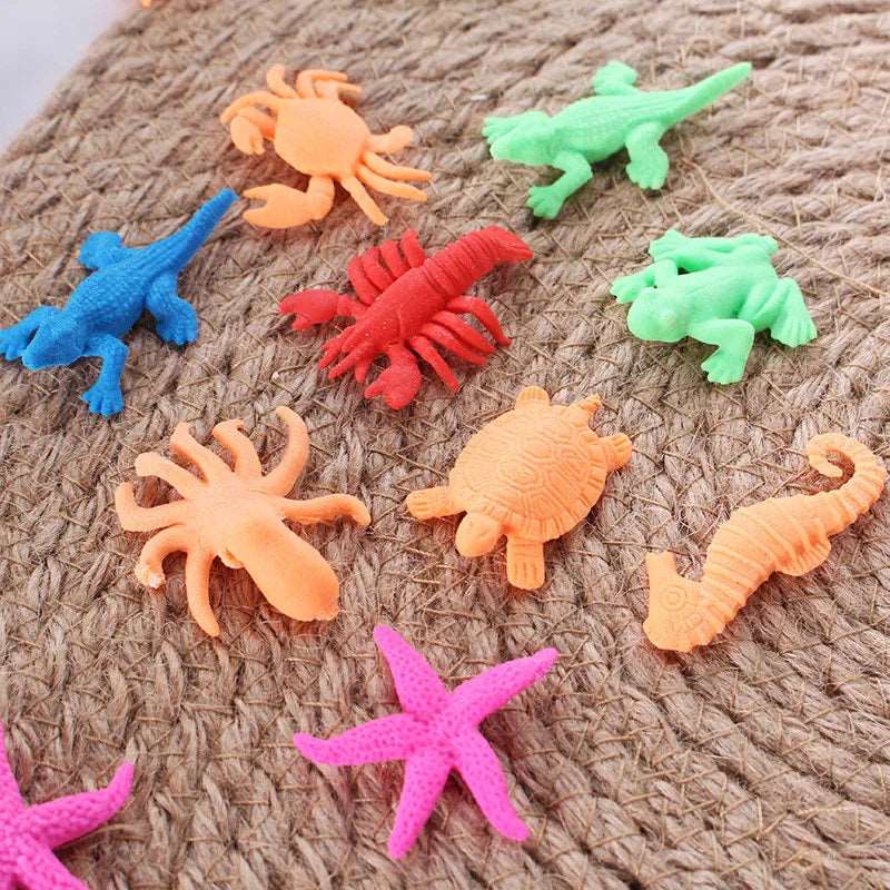 100PCS Growing In Water Bulk Swell Sea Creature Various Kinds Mixed Expansion Toy Colorful Puzzle Creative Magic Toys